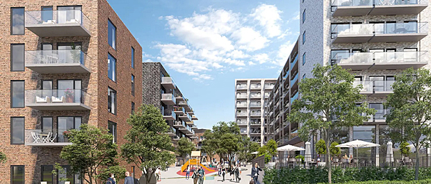Betongarbeider ved Granitten SR, Karihaugveien